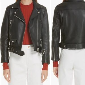 Acne Atudios Mock Core Leather Jacket